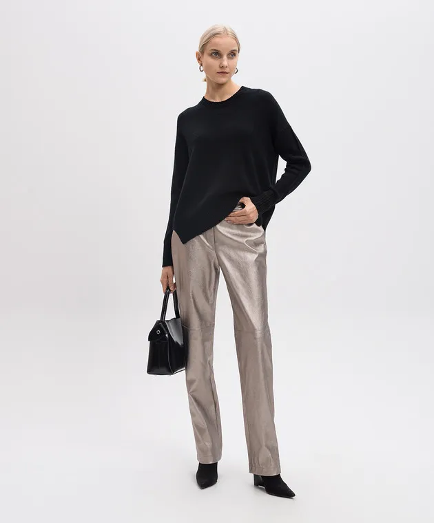 Allude Black cashmere sweater