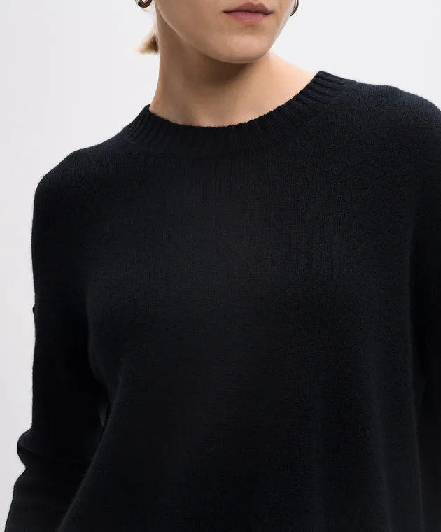 Allude Black cashmere sweater