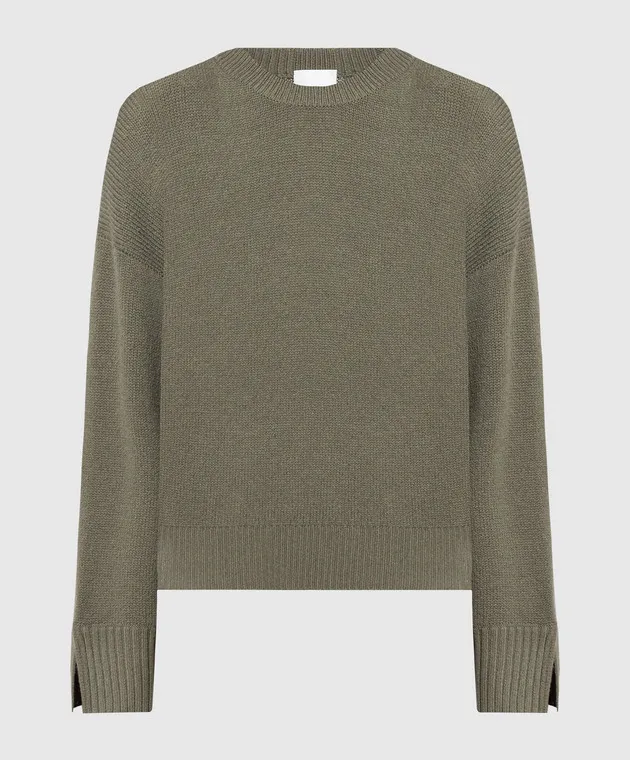 Allude Green cashmere sweater