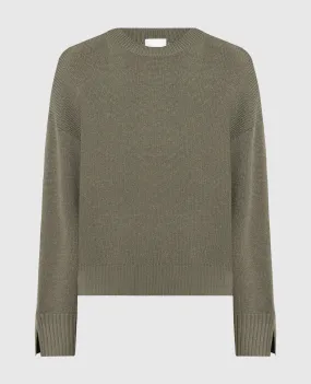 Allude Green cashmere sweater