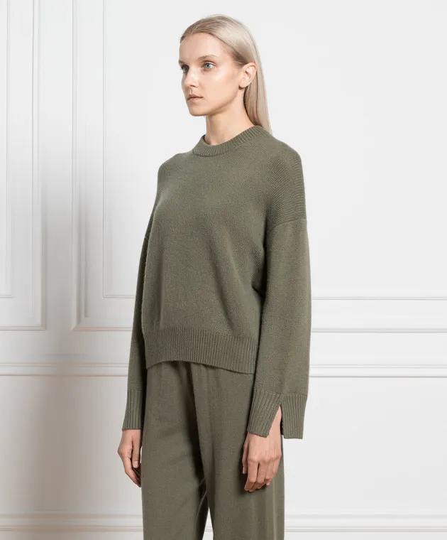 Allude Green cashmere sweater