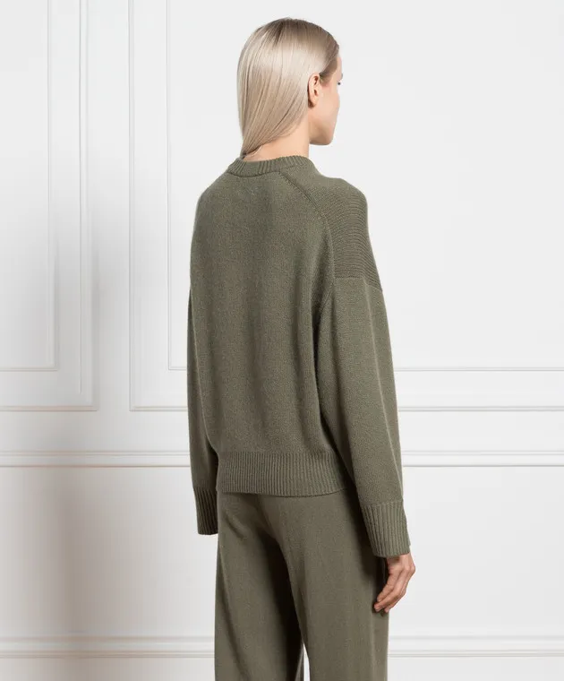 Allude Green cashmere sweater