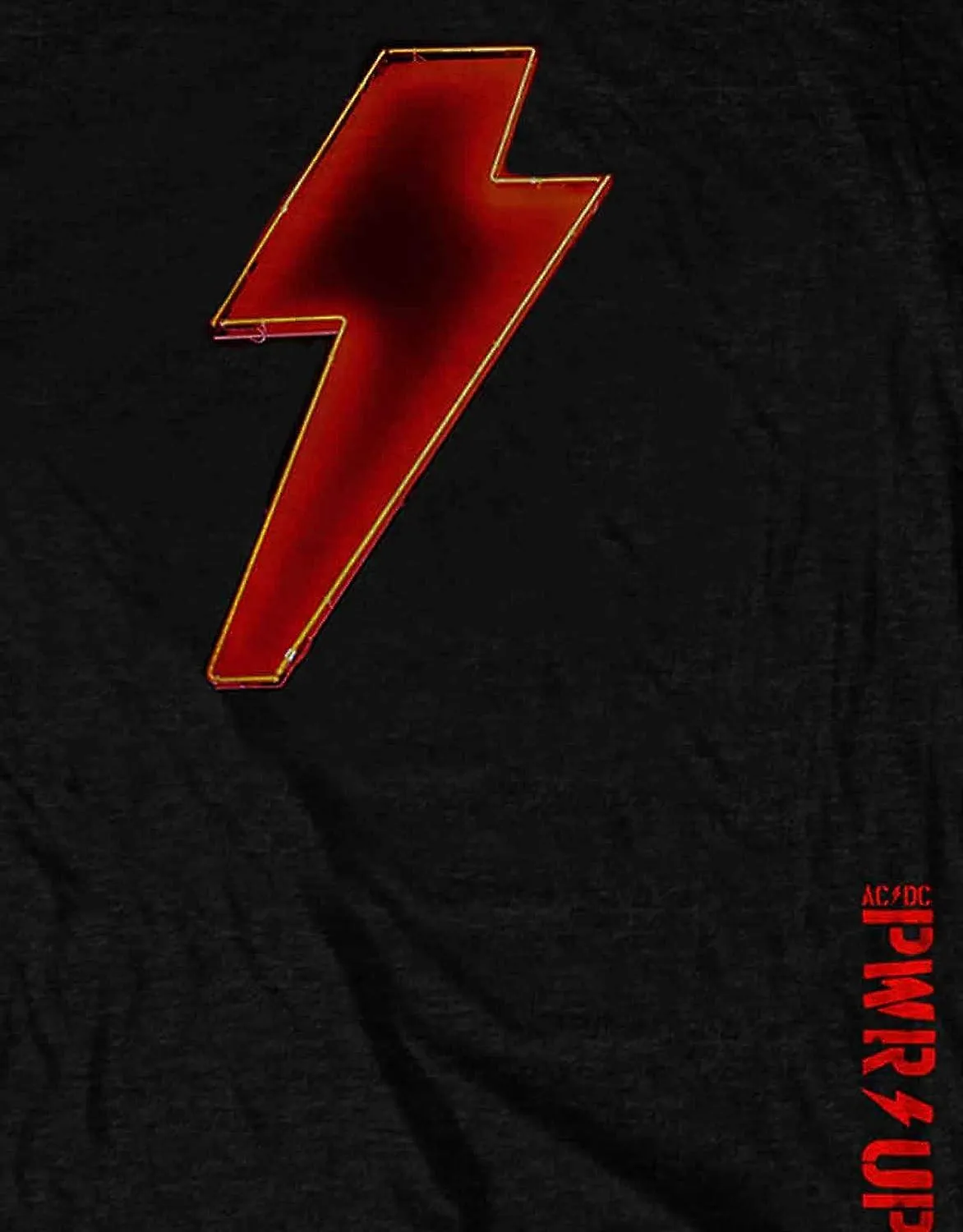 Camiseta AC/DC 'PWR UP Bolt Logo' (Negro)