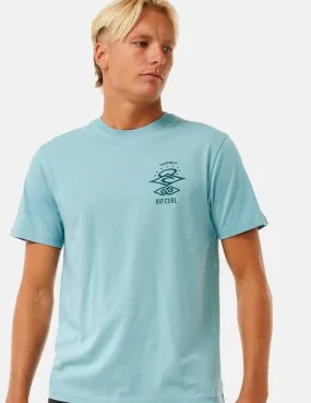 Camiseta RIP CURL SEARCH ICON - Dusty Blue