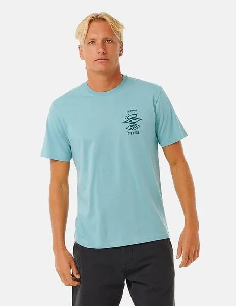 Camiseta RIP CURL SEARCH ICON - Dusty Blue