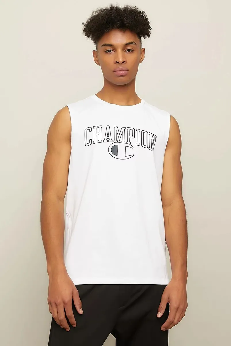 CAMISILLA CHAMPION MUSCLE TEE BLACK