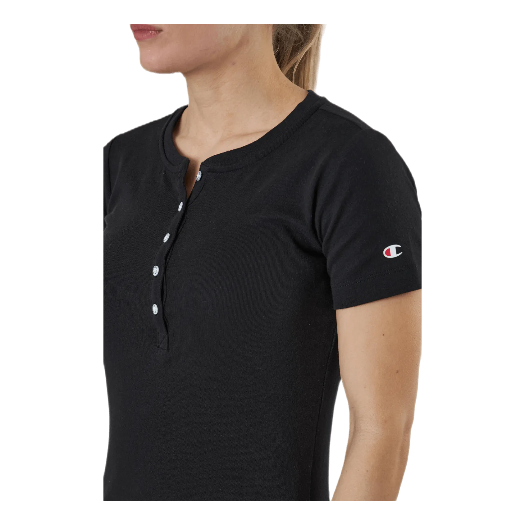 Champion Crewneck T-Shirt Black