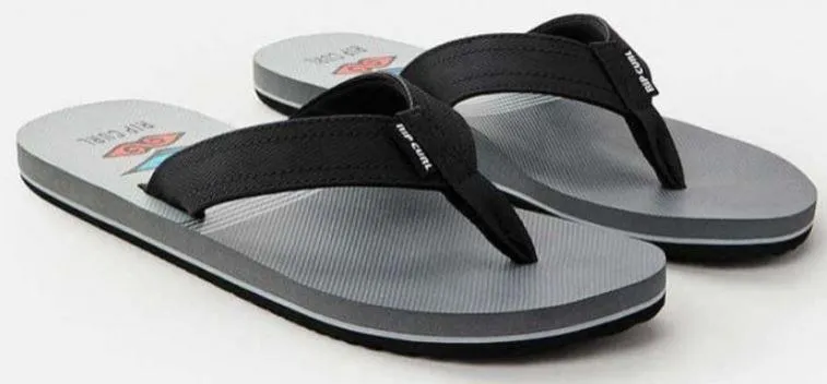 Chanclas Rip Curl Ripper Logo Gris/Negro