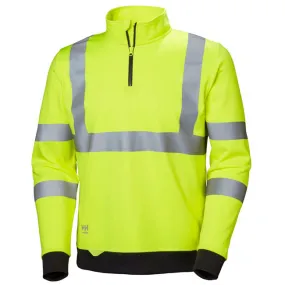 helly hansen workwear Addvis Half Zip Sweatshirt HI VI