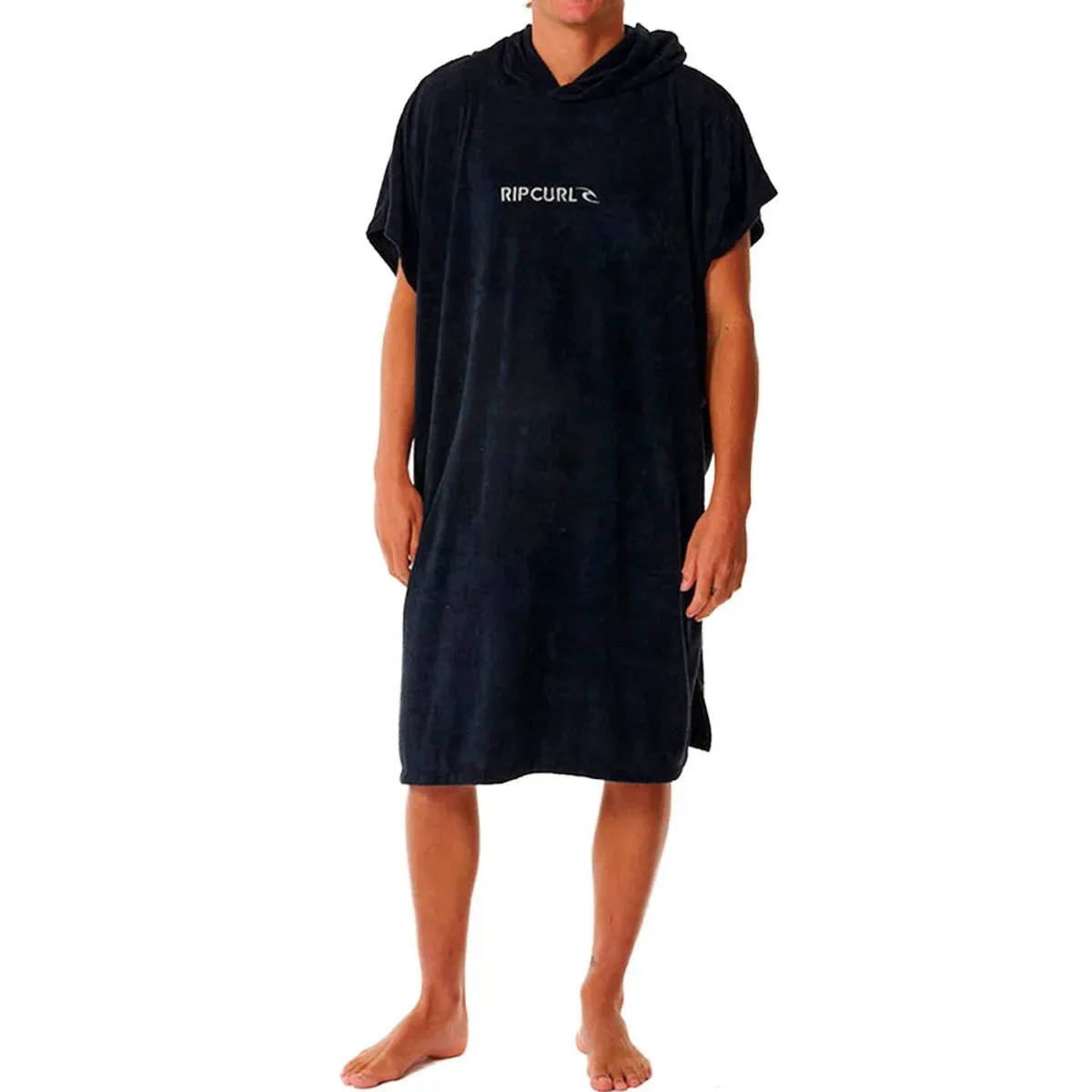 Poncho Rip Curl Hood Brand Negro