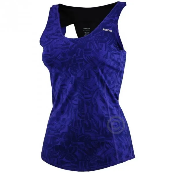 Reebok Camiseta On the Move Long Bra Top (purpura)