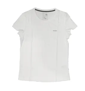 Reebok Camiseta SS Crew Reg (Blanco)