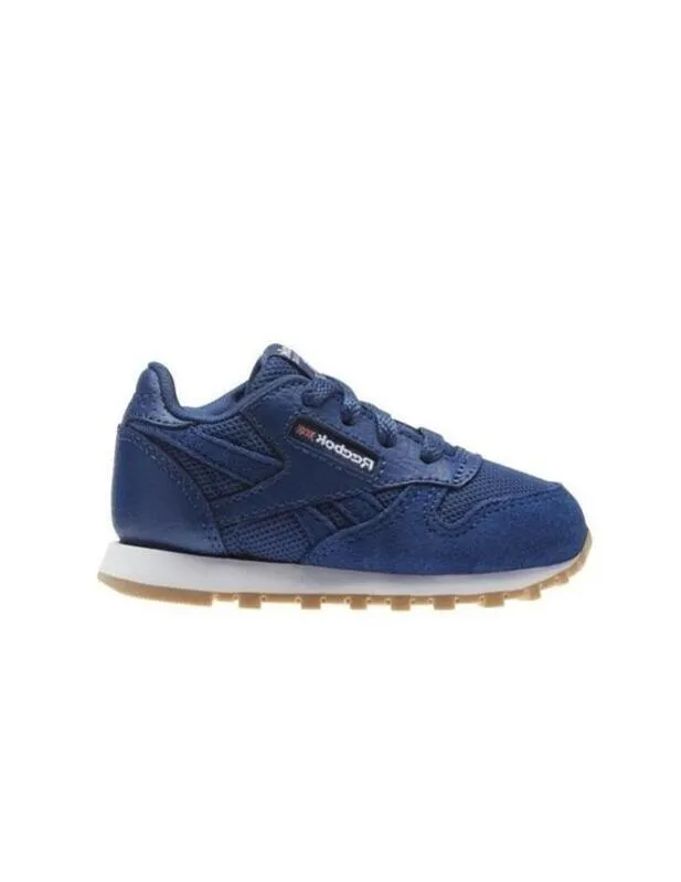 Reebok Cl Leather Estl en Azul para Niños