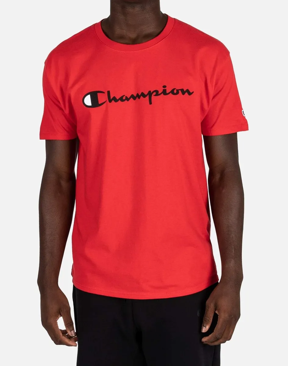 REMERA CHAMPION MASC GRAPHIC SCARLET