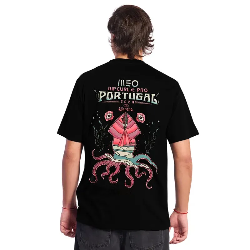 Remera Rip Curl Portugal Pro Negro