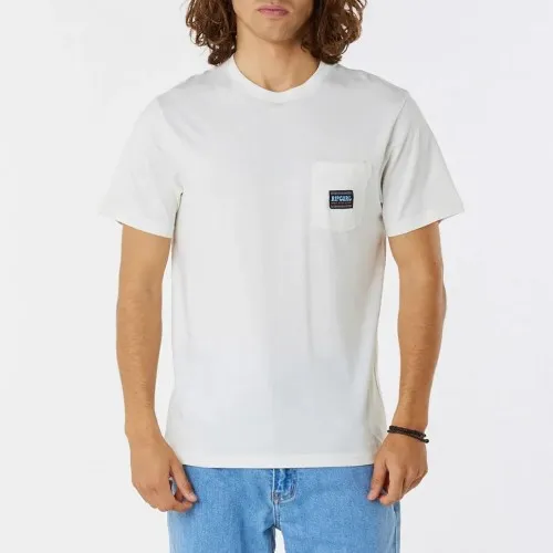 Rip Curl Horizon Badge Tee Bone