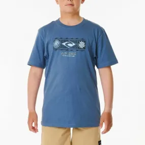 Rip Curl Pure Surf Sun Tee-Boy Vintage Navy