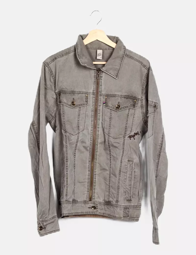 Rip Curl Sobrecamisa denim gris