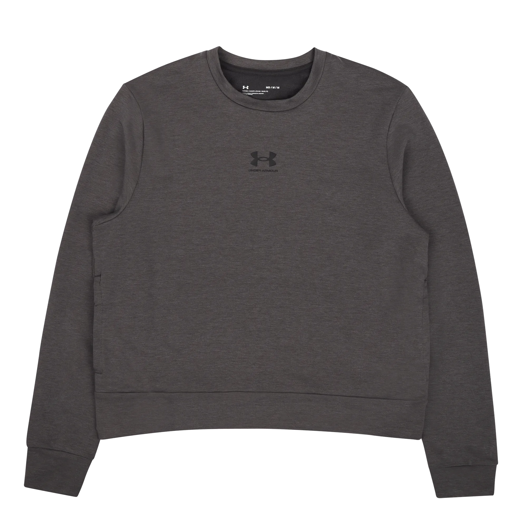 Under Armour Rival Terry Crew Jet Gray